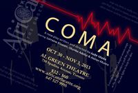 Lorraine Klaasen starring in Coma, an African Theatre Ensemble production - 2013-10-30 to 2013-11-03